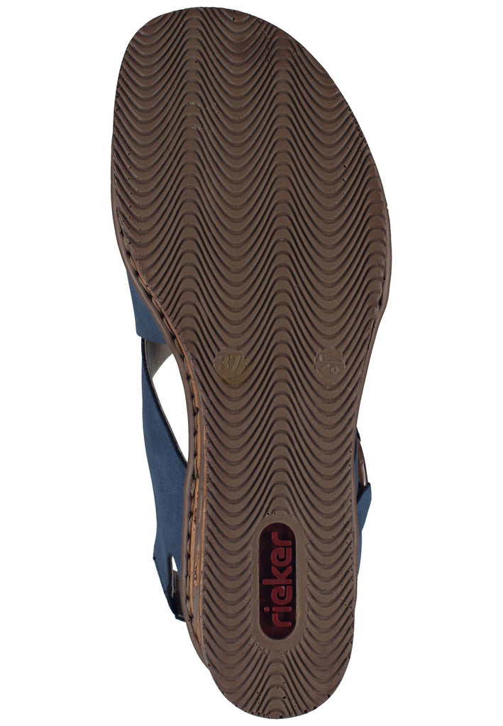 Rieker Sandalen Leder/Synthetik Jeans