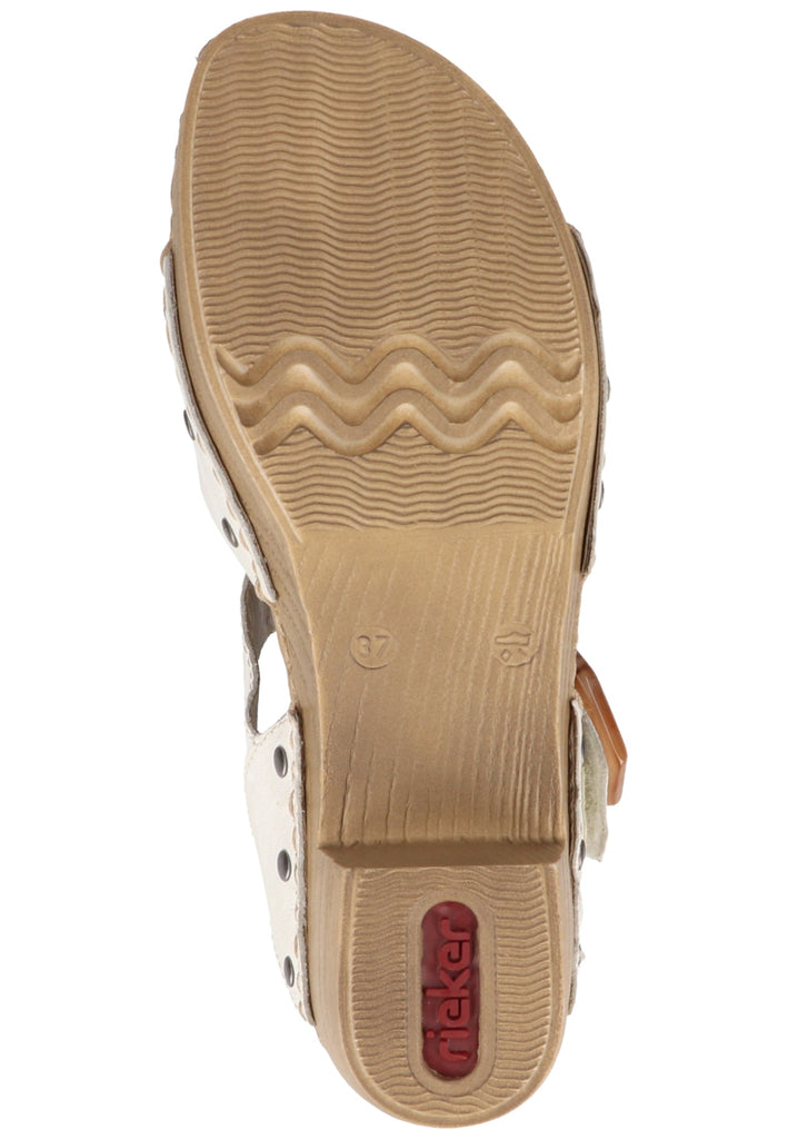 Rieker Sandalen Leder Weiß