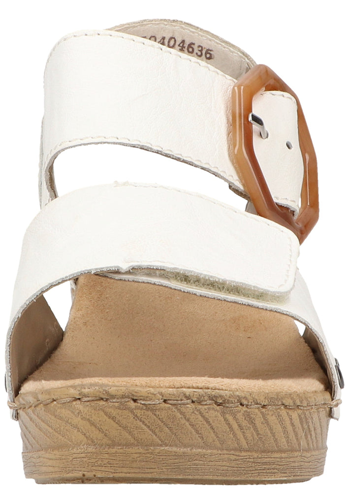 Rieker Sandalen Leder Weiß