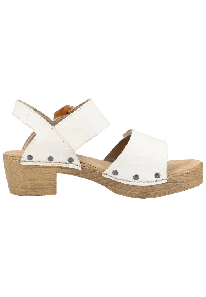 Rieker Sandalen Leder Weiß