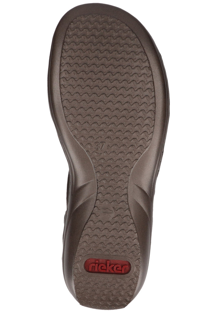 Rieker Sandalen Lederimitat Basalt