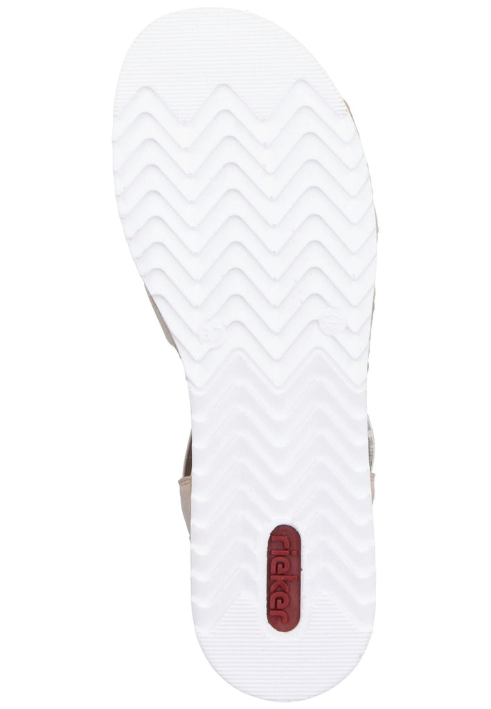 Rieker Sandalen Lederimitat Beige