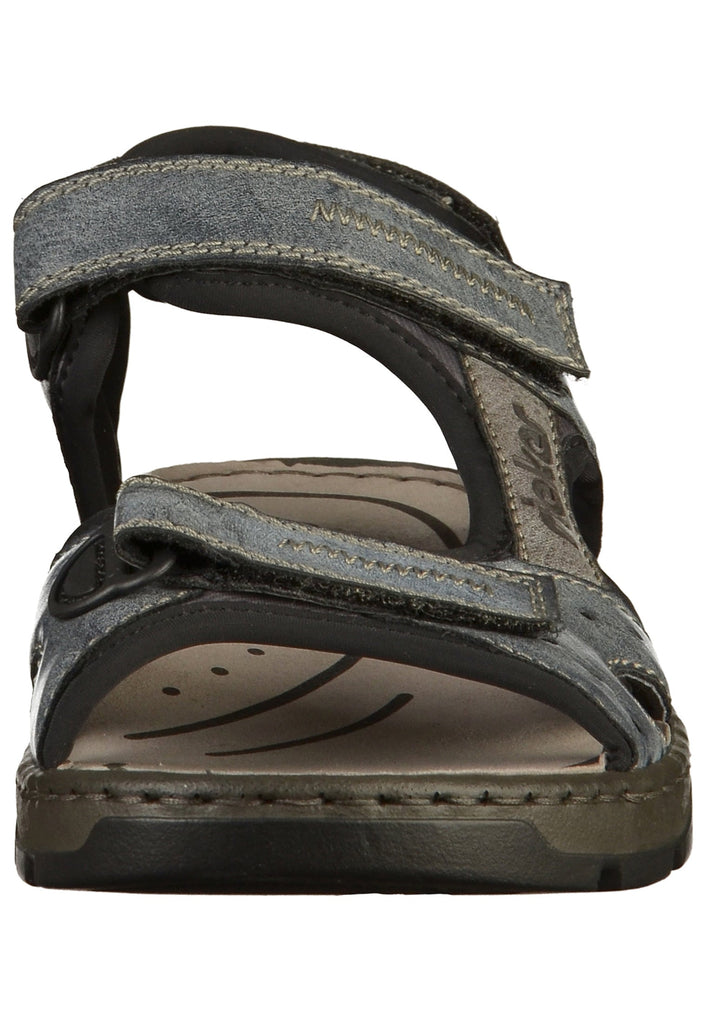 Rieker Sandalen Lederimitat Blau