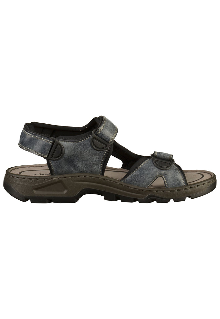 Rieker Sandalen Lederimitat Blau