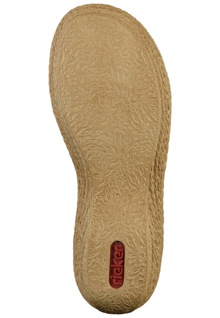 Rieker Sandalen Lederimitat Blau