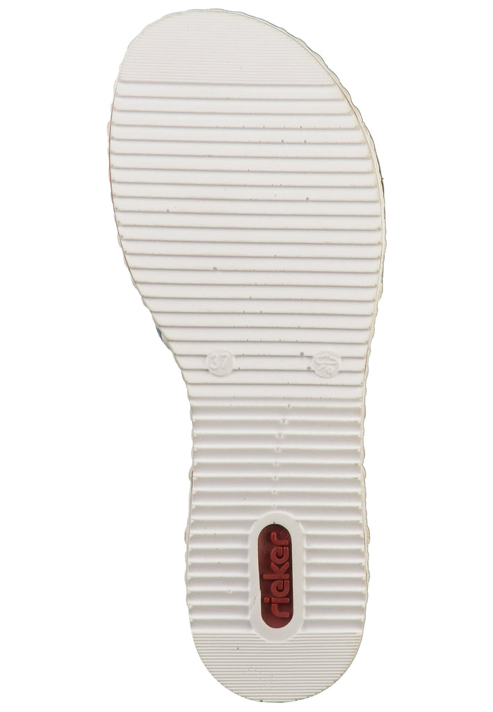 Rieker Sandalen Lederimitat Blau