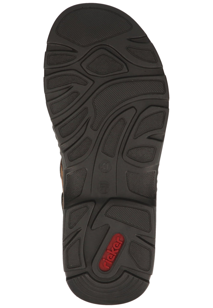 Rieker Sandalen Lederimitat Braun