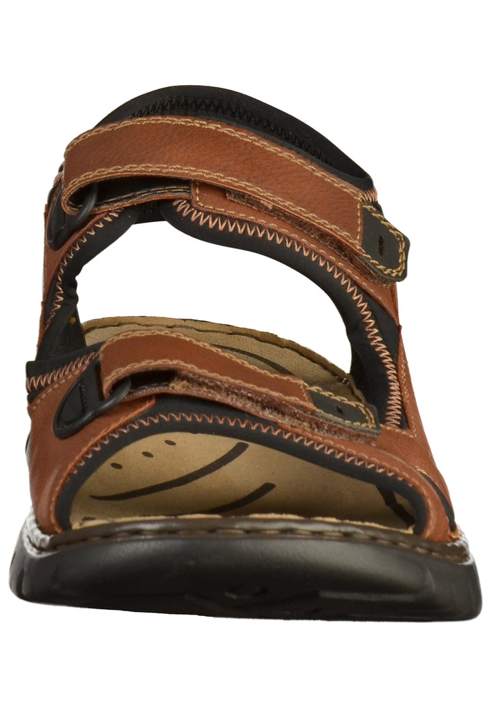 Rieker Sandalen Lederimitat Braun