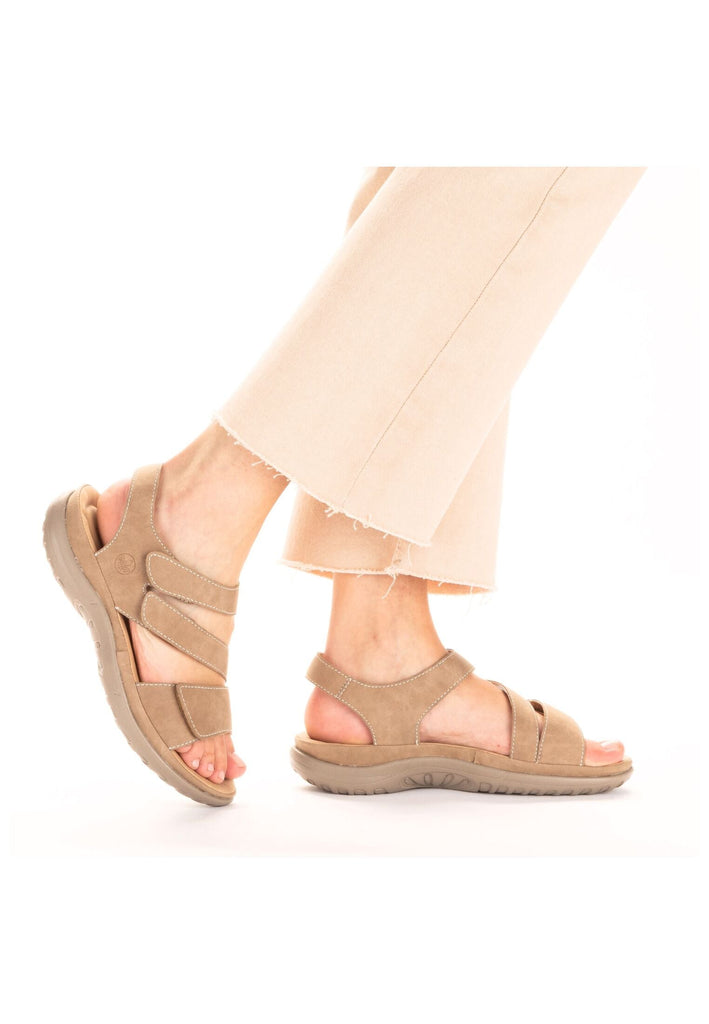 Rieker Sandalen Lederimitat Ginger