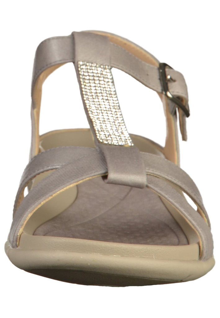 Rieker Sandalen Lederimitat Grau