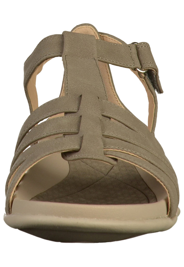 Rieker Sandalen Lederimitat Grau