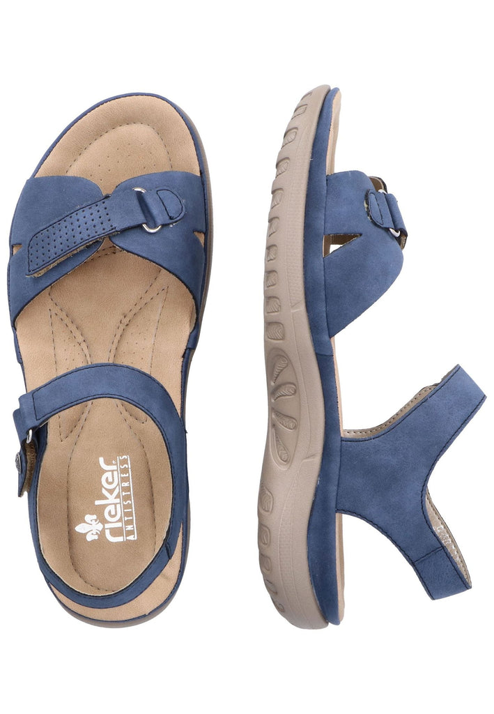 Rieker Sandalen Lederimitat Jeans