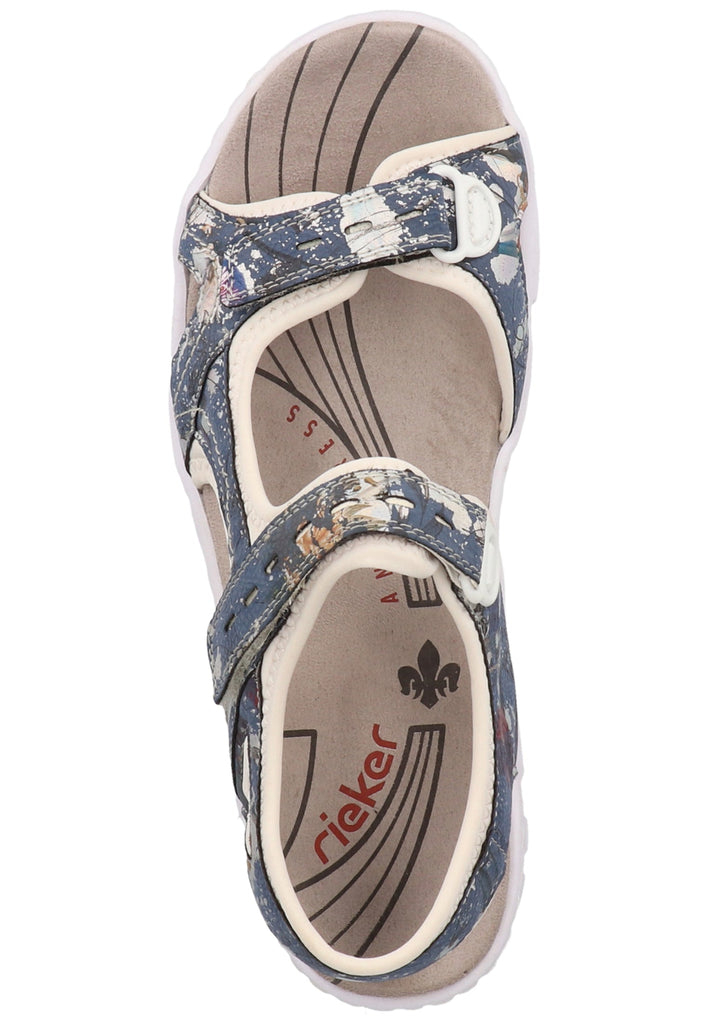 Rieker Sandalen Lederimitat Jeans