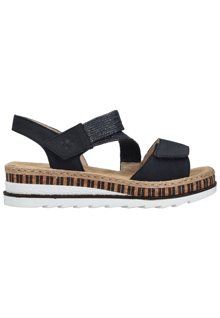 Rieker Sandalen Lederimitat Pazifik