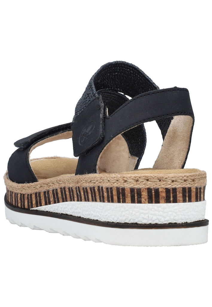 Rieker Sandalen Lederimitat Pazifik