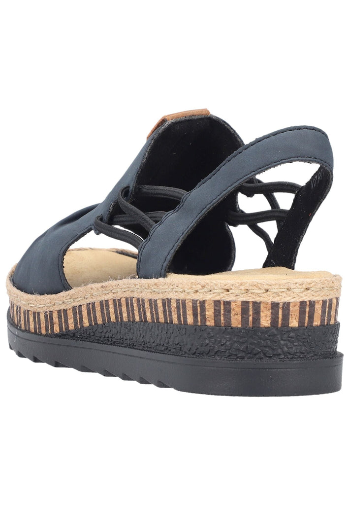 Rieker Sandalen Lederimitat Pazifik