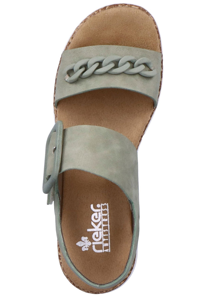 Rieker Sandalen Lederimitat Pistachio