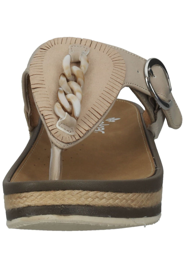 Rieker Sandalen Lederimitat Rose