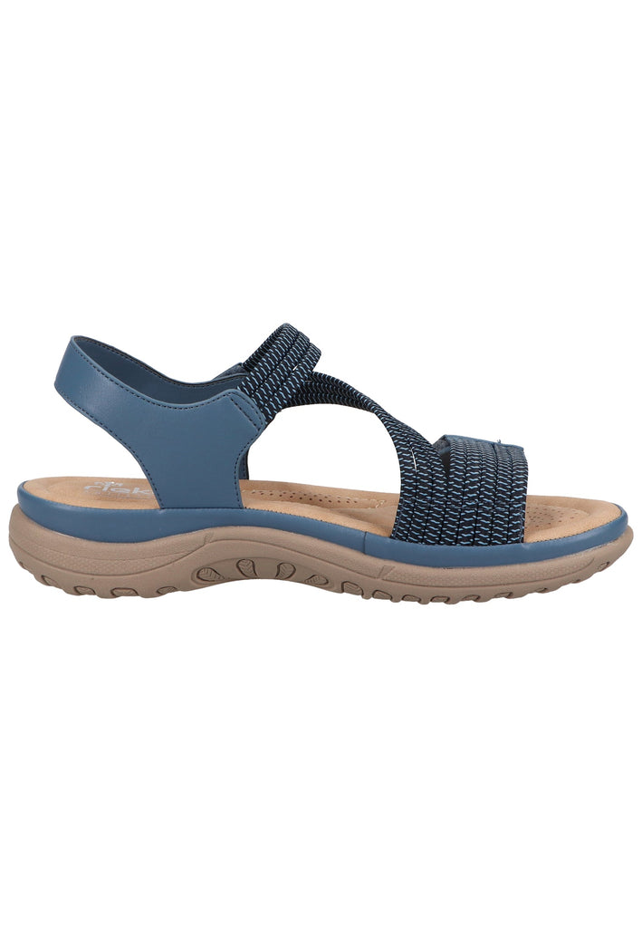 Rieker Sandalen Lederimitat/Textil Royal