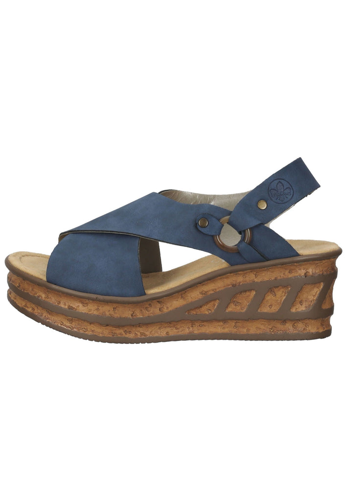 Sandalen Rieker Sandalen Leder/Synthetik Jeans