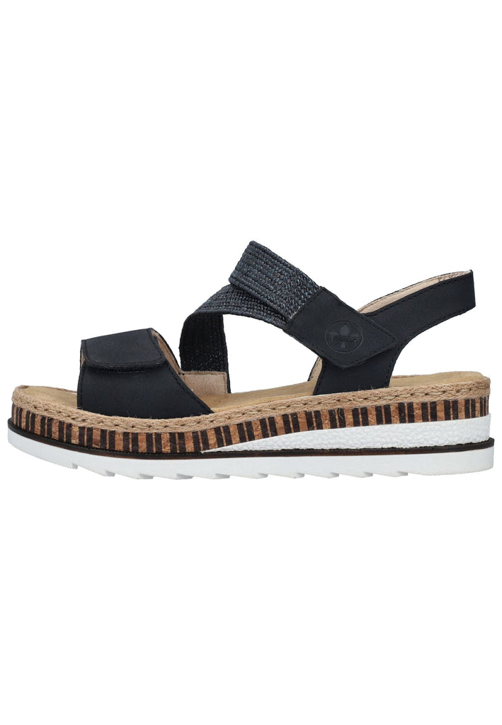 Sandalen Rieker Sandalen Lederimitat Pazifik