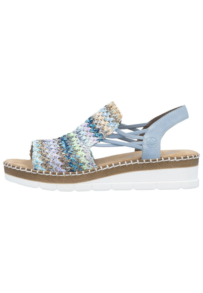 Sandalen Rieker Sandalen Textil Blau/Multi