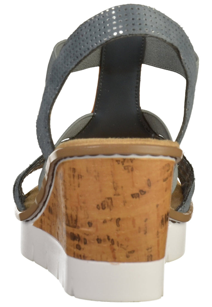 Rieker Sandalen Textil Blau