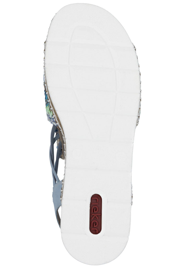 Rieker Sandalen Textil Blau/Multi