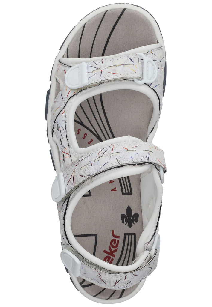 Rieker Sandalen Textil Weiß