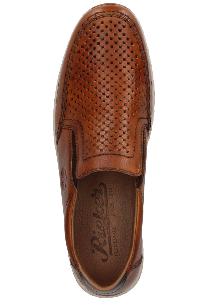 Rieker Slipper Leder Braun