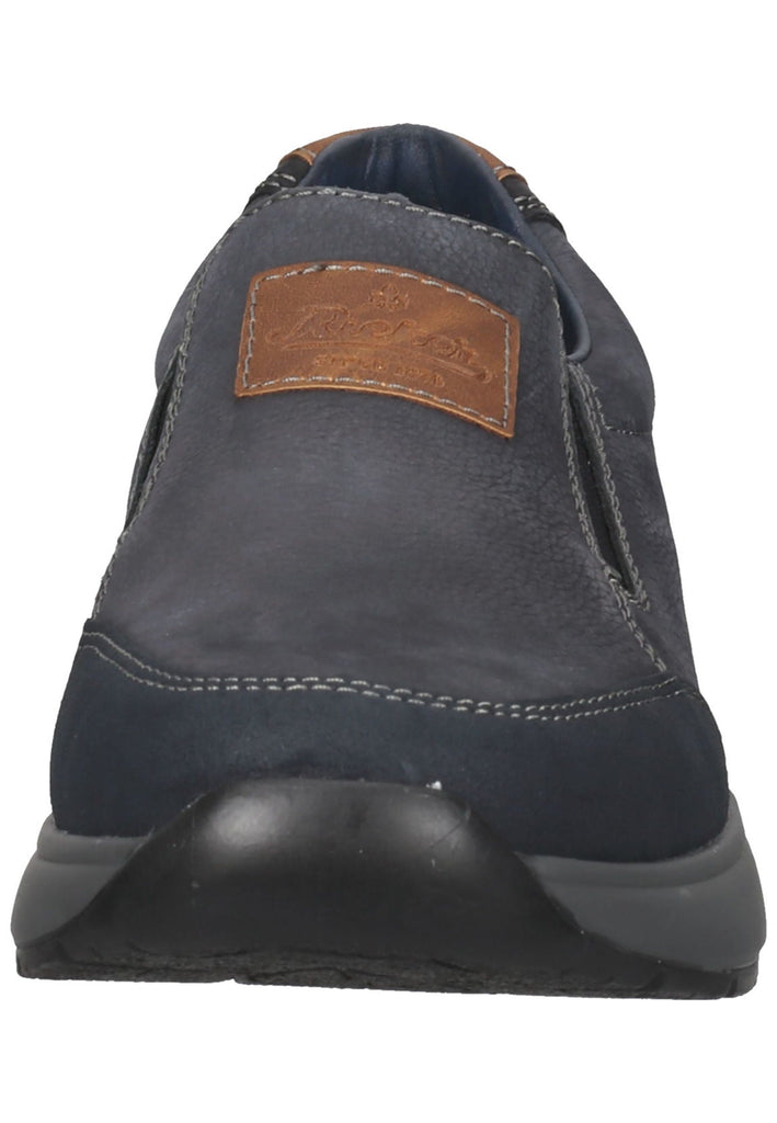 Rieker Slipper Leder Navy/Schwarz
