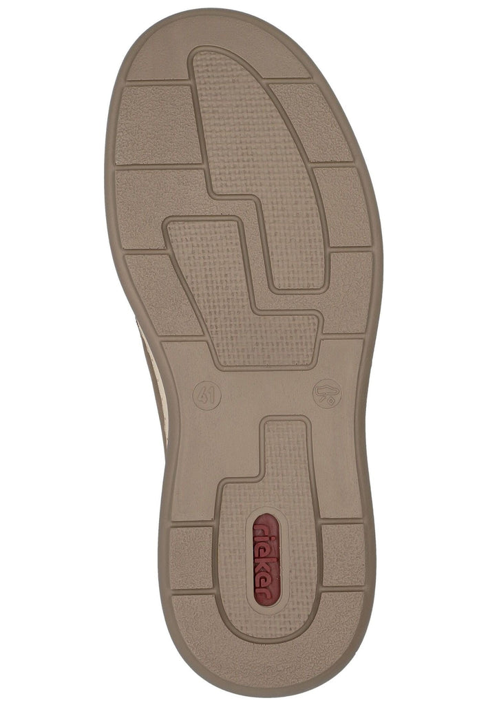 Rieker Slipper Leder Nuss