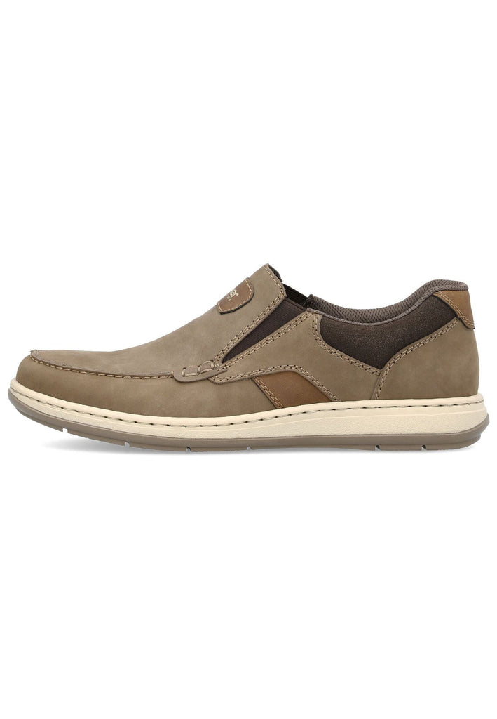 Rieker Slipper Leder Nuss