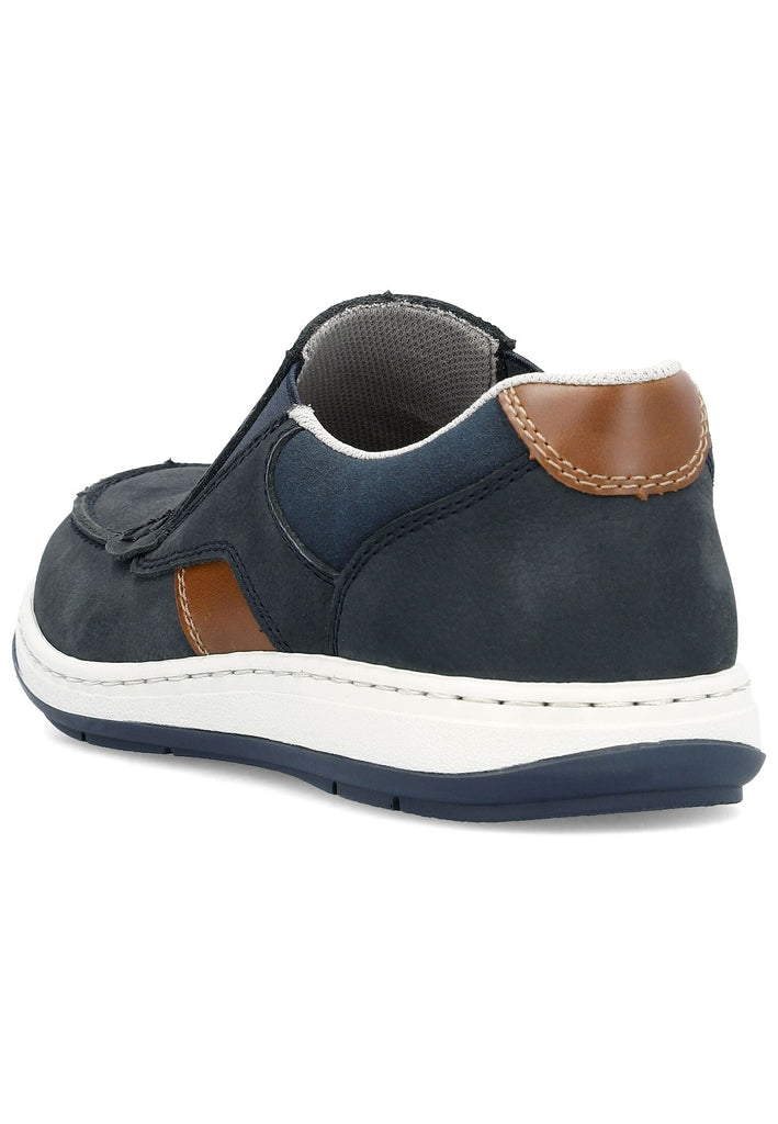 Rieker Slipper Leder Ozean