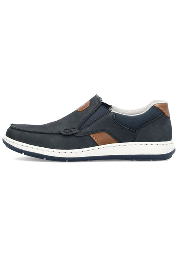 Rieker Slipper Leder Ozean