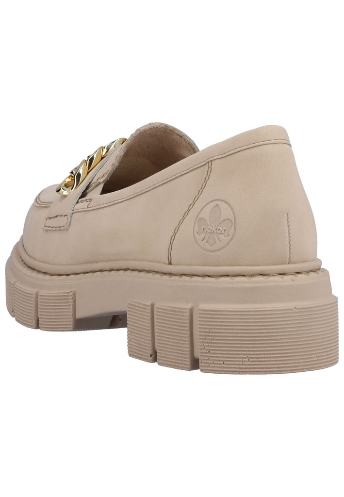 Rieker Slipper Lederimitat Beige
