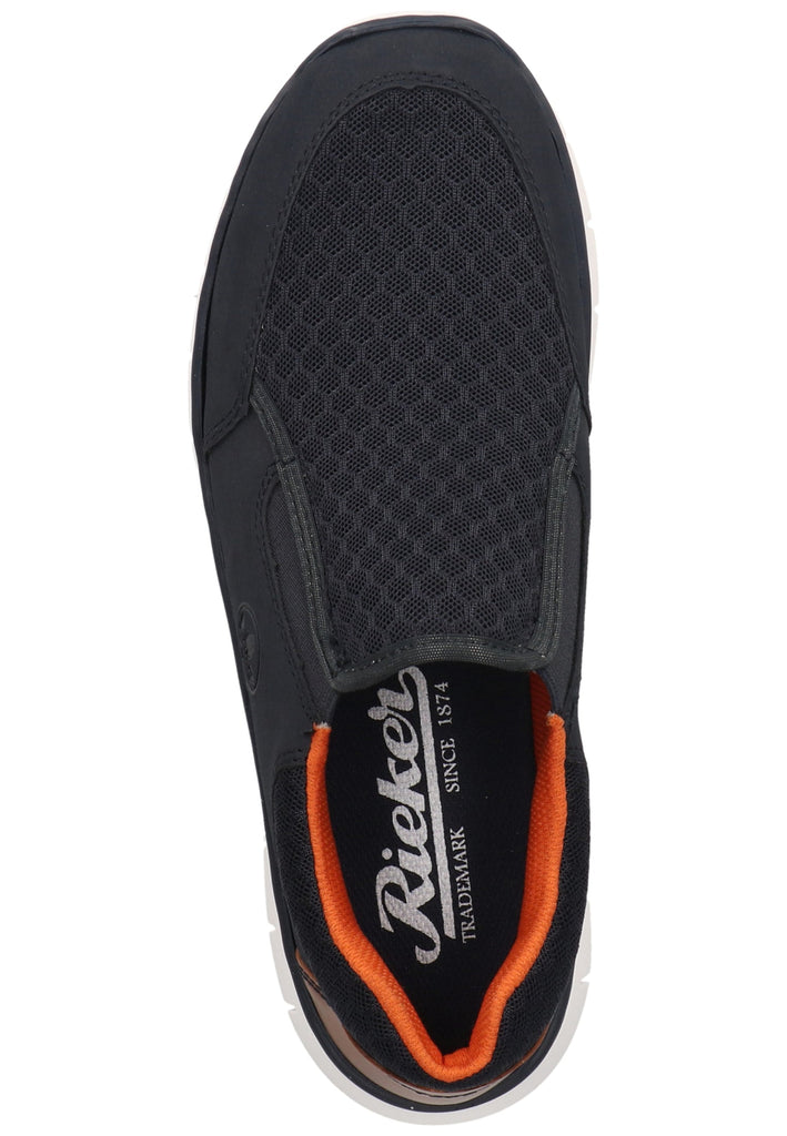 Rieker Slipper Lederimitat/Textil Pazifik