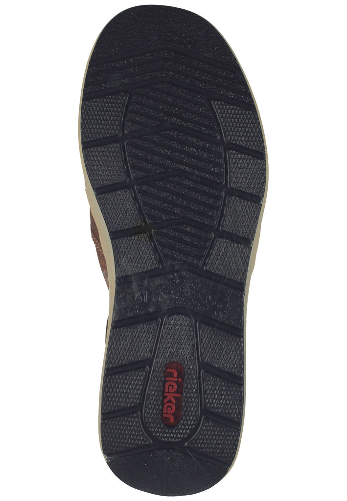 Rieker Slipper Synthetik Hellbraun