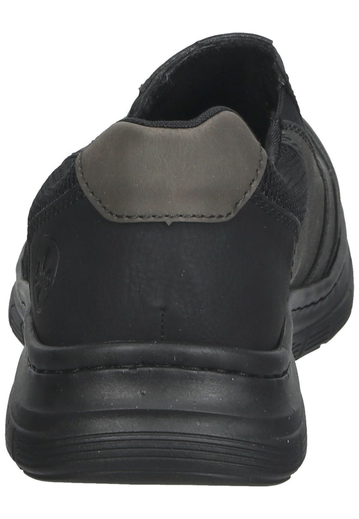 Rieker Slipper Synthetik Schwarz