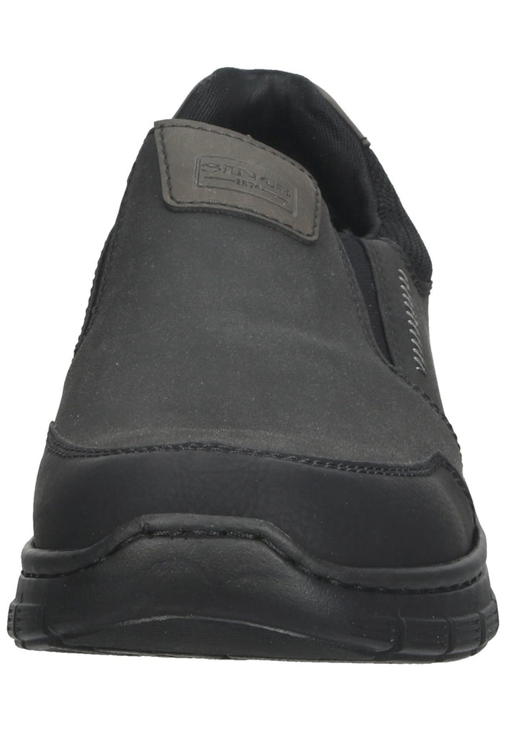 Rieker Slipper Synthetik Schwarz