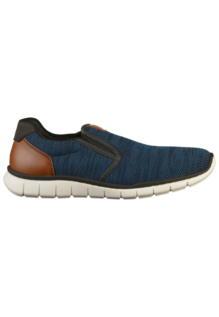 Rieker Slipper Textil Blau