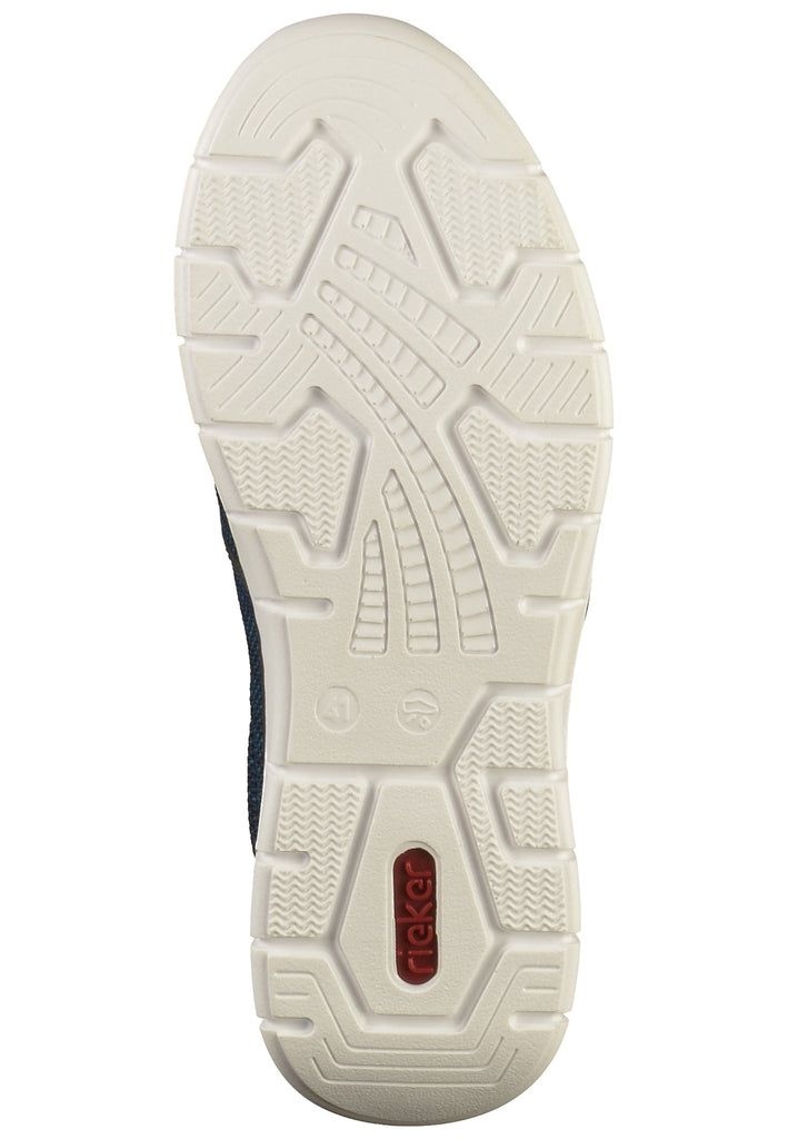 Rieker Slipper Textil Blau