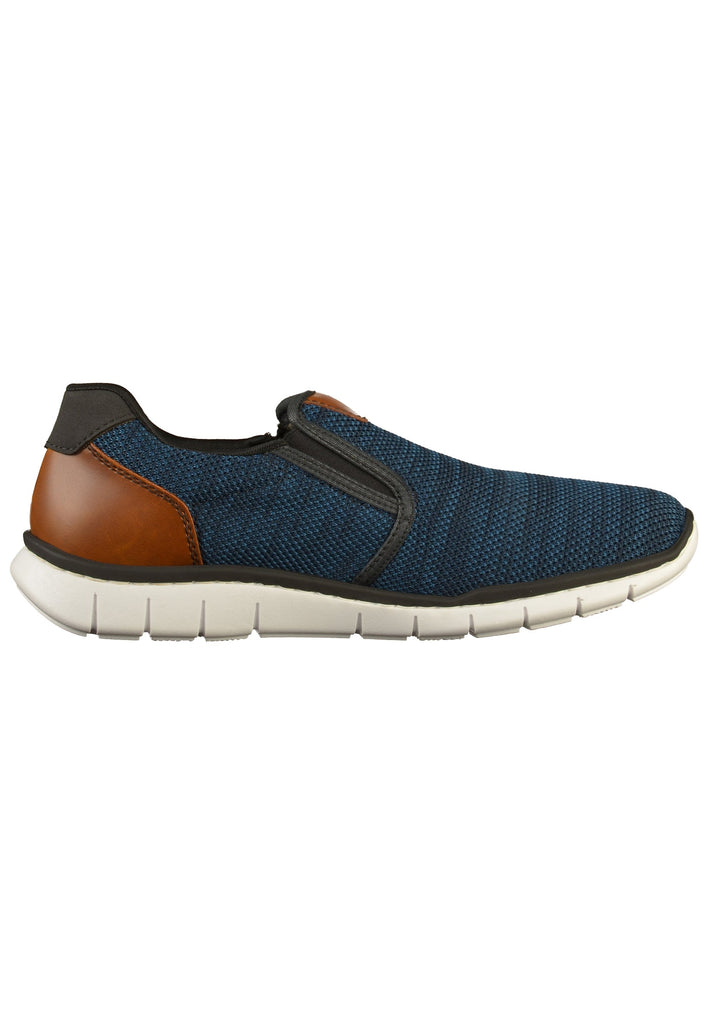 Rieker Slipper Textil Blau