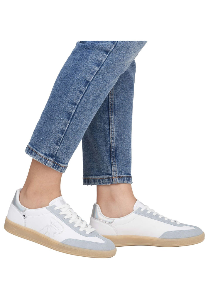 Rieker Sneaker Glattleder Blau/Weiß