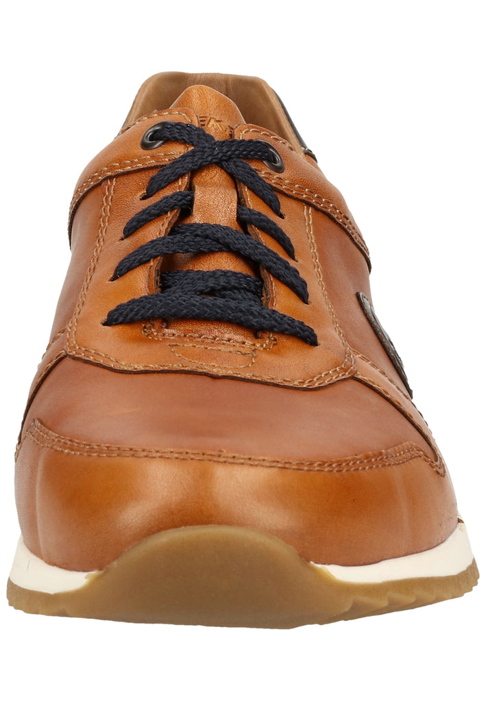 Rieker Sneaker Glattleder Braun/Blau