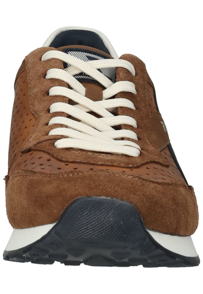 Rieker Sneaker Glattleder Braun/Weiß