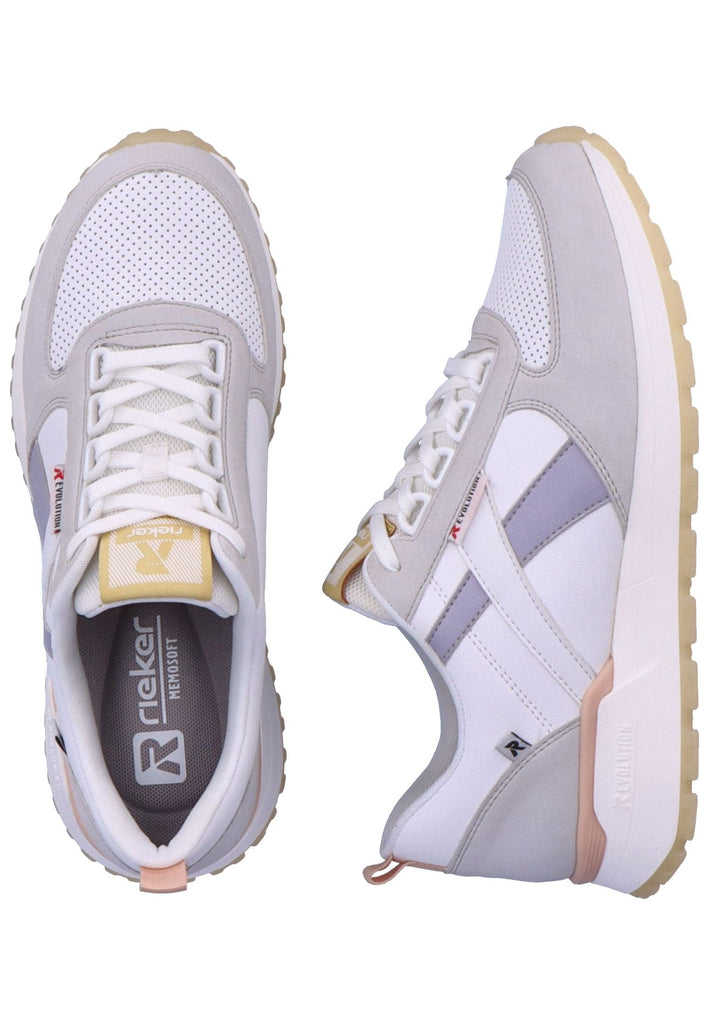 Rieker Sneaker Glattleder Mehrfarbig