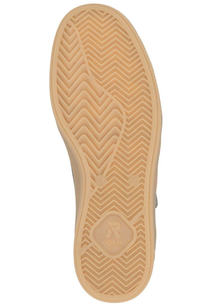 Rieker Sneaker Glattleder Schwarz/Weiß