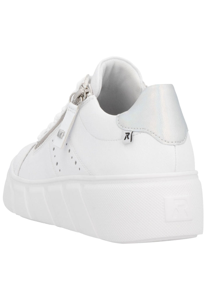 Rieker Sneaker Glattleder Weiß