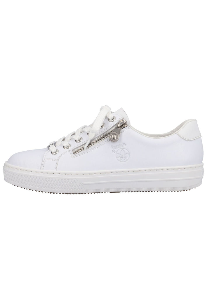 Rieker Sneaker Glattleder Weiß
